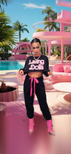 Load image into Gallery viewer, Barbie Dangerous Cropped Sweat - Black

