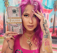 Load image into Gallery viewer, Money Bags Rhinstone Clutch Bag
